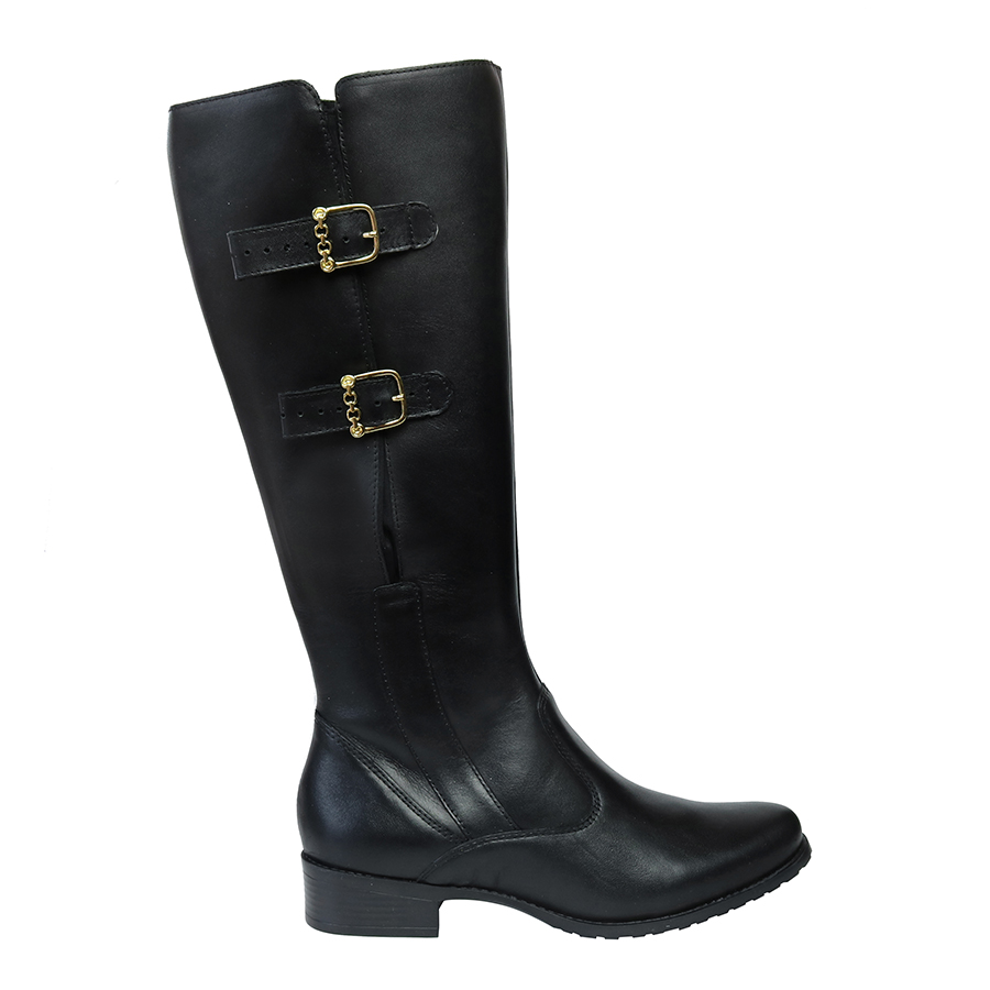 BOTA ESTILO MONTARIA PRETA.
